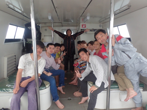 沖縄ダイビングツアーにご参加のお客様