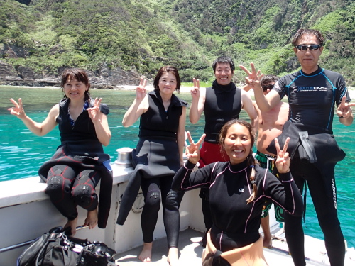 慶良間ダイビングツアー