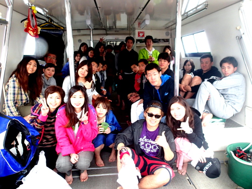 沖縄ダイビングツアーのお客様