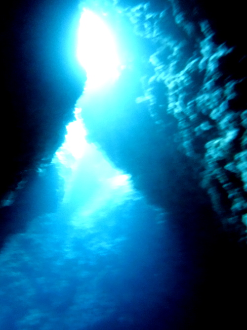 光の洞窟体験ダイビング