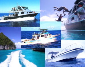 沖縄ダイビングショップ専用船